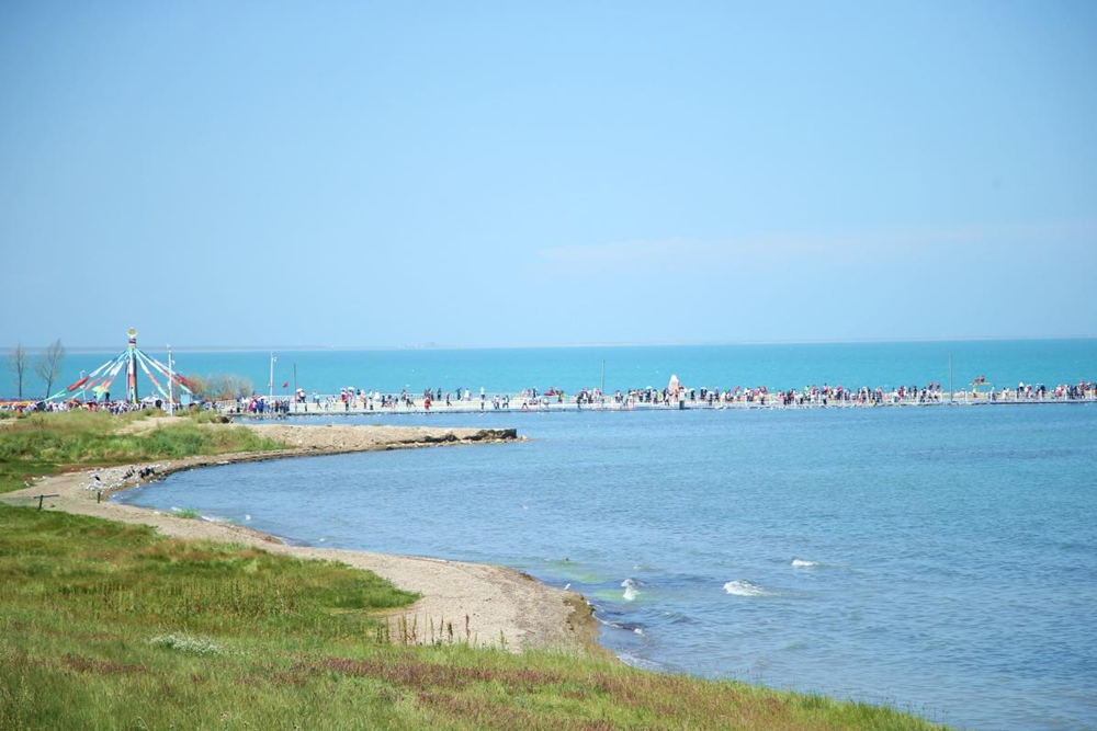 水碧天藍，青海湖秋光正好